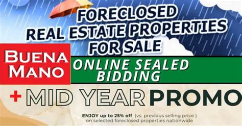 BPI Foreclosed Properties / Buena Mano New Inventory (August .